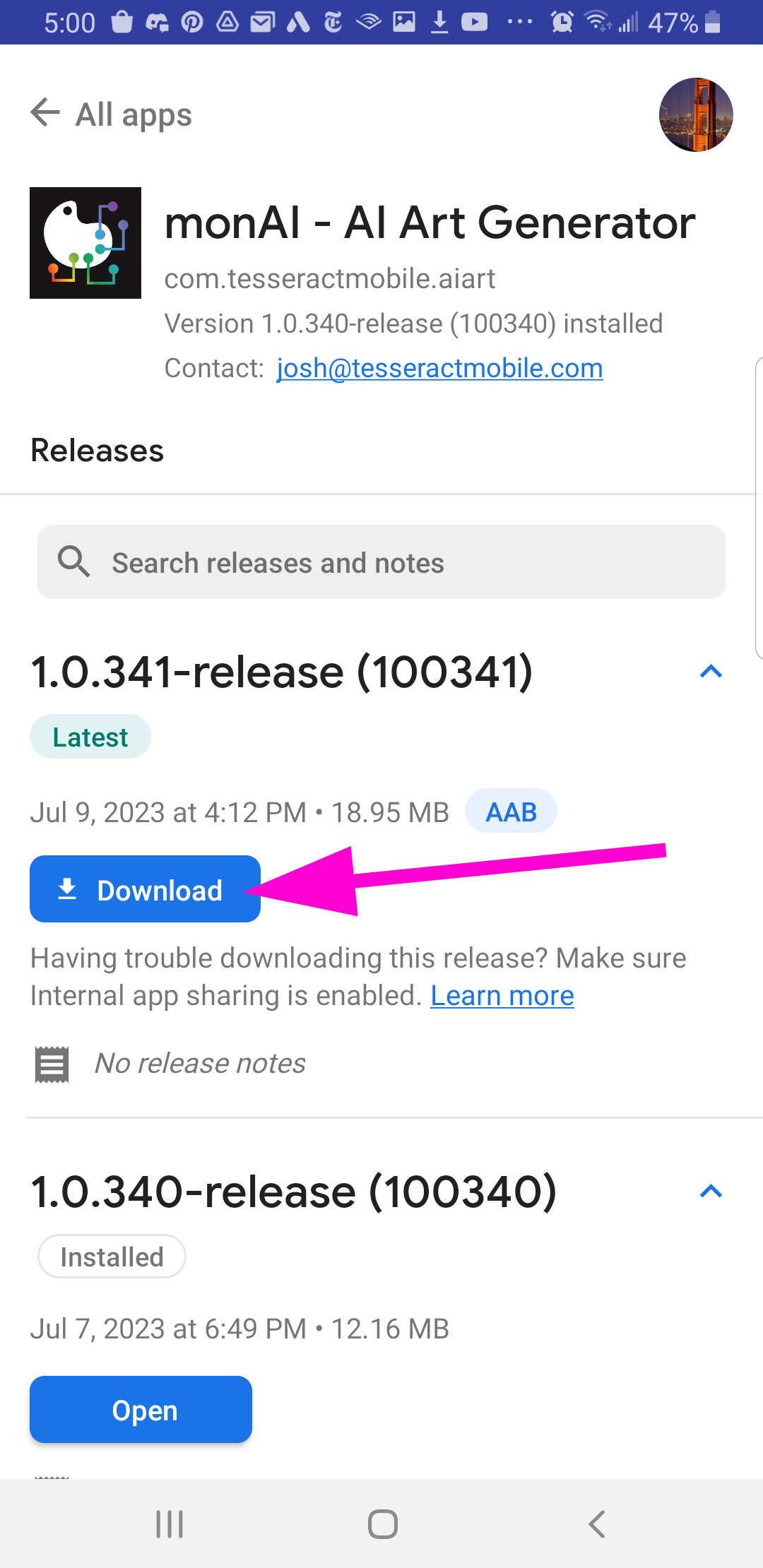 Alpha 1.0.341: Step by step screenshots on how to load the new Alpha