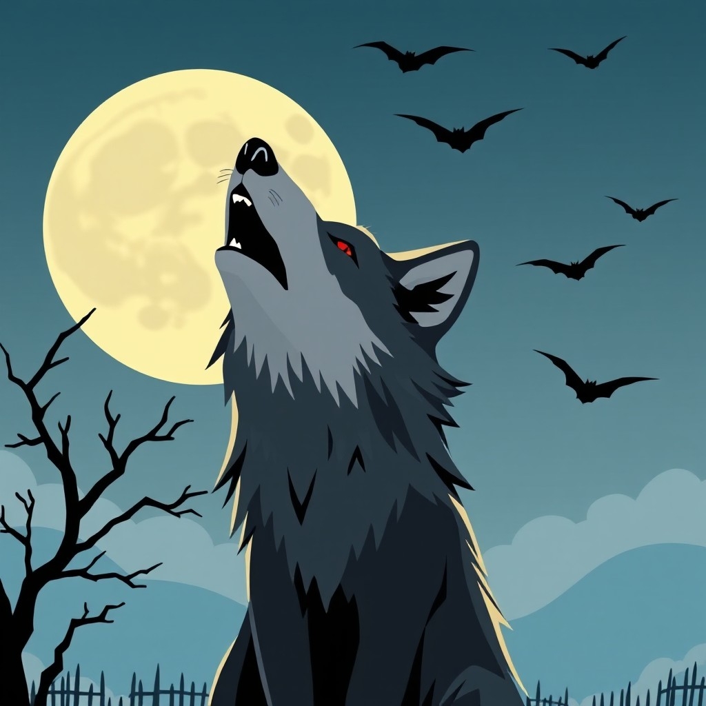 Example result. Prompt: beautiful wolf howling at the moon, (cute) Halloween art, (graphic illustration style:1.2), (Tony Allain:1.3)Steps: 4Size: 1024x1024