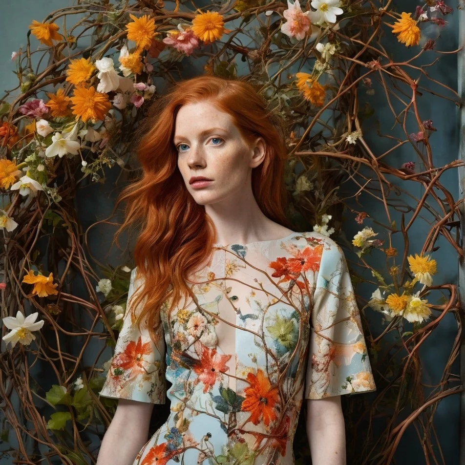 Example result. Prompt: beautiful elegant chaos, brutalist design, romanticism, james jean, michal mraz, adrian ghenie, petra cortright, (portrait of a…