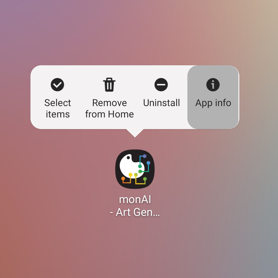 How to Clear App Data: 1. Long Press App Icon and tap App Info