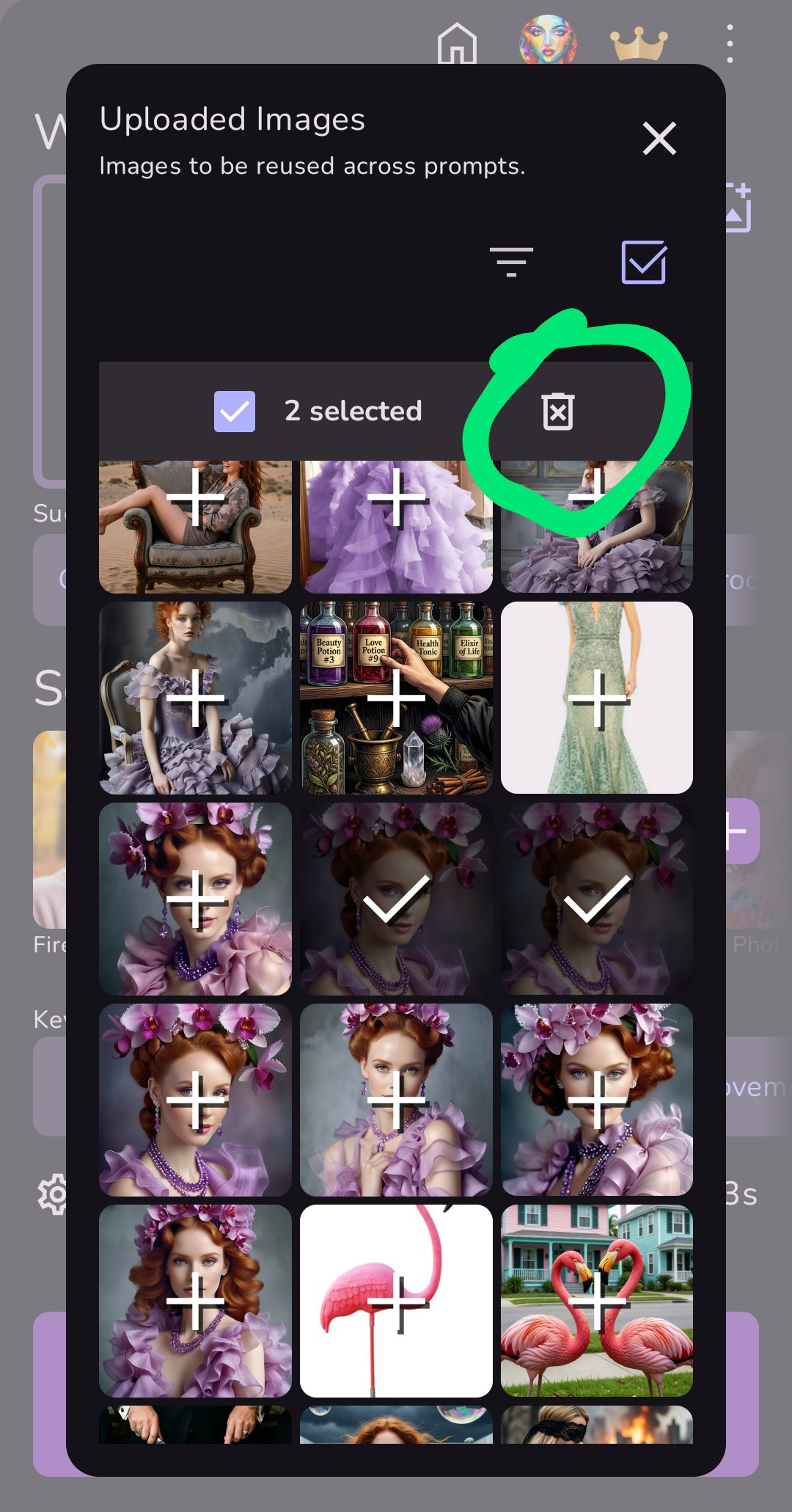 Deleting Images: Deleting your Initial Images